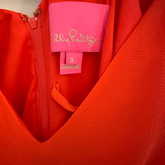 Lilly Pulitzer Violetta Maxi Dress in Picante Coral - Size 0 - Picture 9 of 10